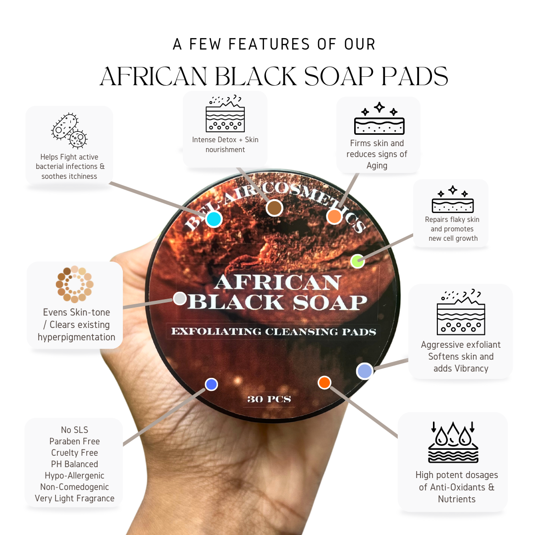 African Black Soap Pads